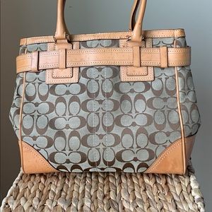 COACH Signature Brown Purse